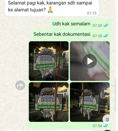 Pengiriman Papan Bunga Selamat Senden Selo