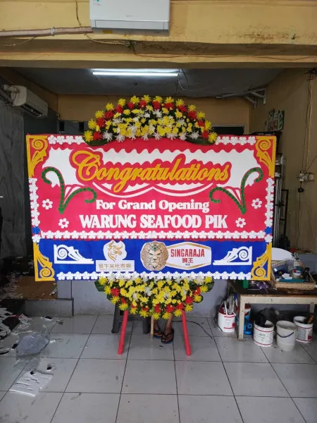 Papan Bunga Ucapan Selamat Senden Selo