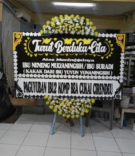 Papan Bunga Duka Senden Selo